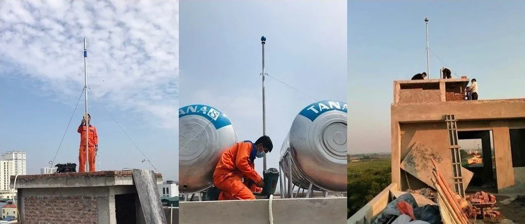 Đơn vị thi công cột chống sét đà nẵng