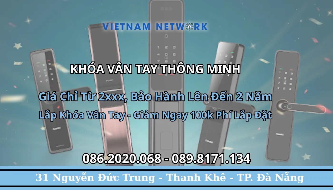 Khóa cửa vân tay Đà Nẵng