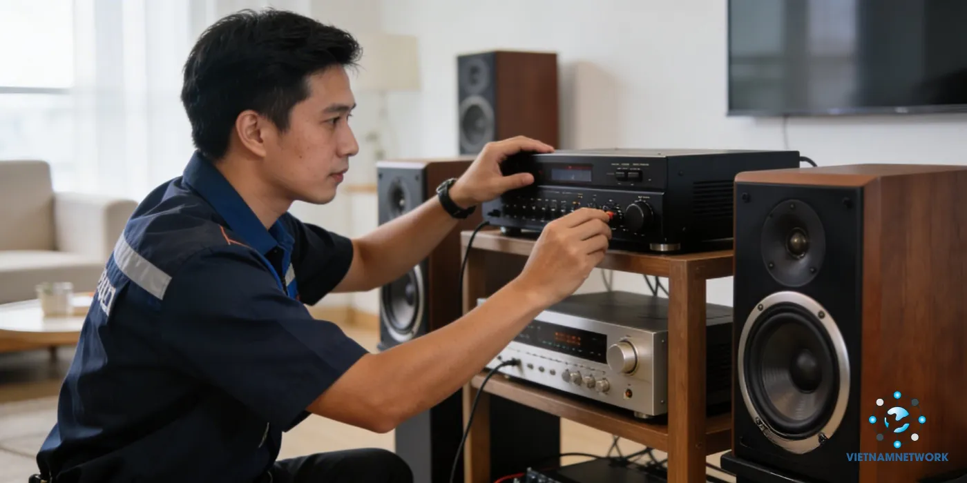 Lắp Đặt Dàn Âm Thanh Nghe Nhạc Cao Cấp Đà Nẵng